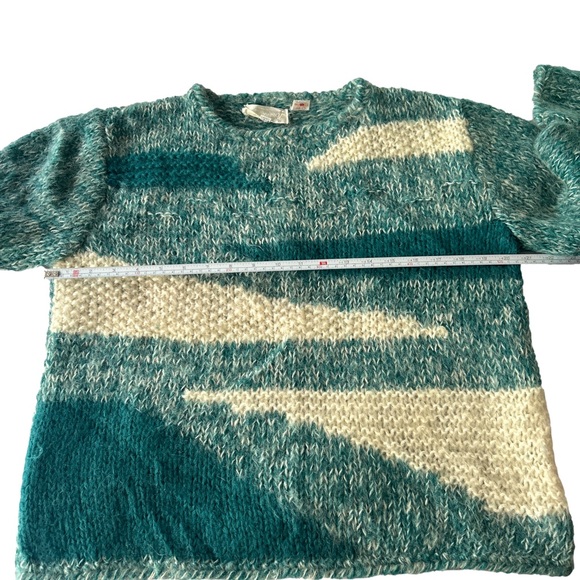 Vintage Wool Blend Conspiracy Sweater Size Medium Gorgeous Knit Pattern Korea - Picture 10 of 16